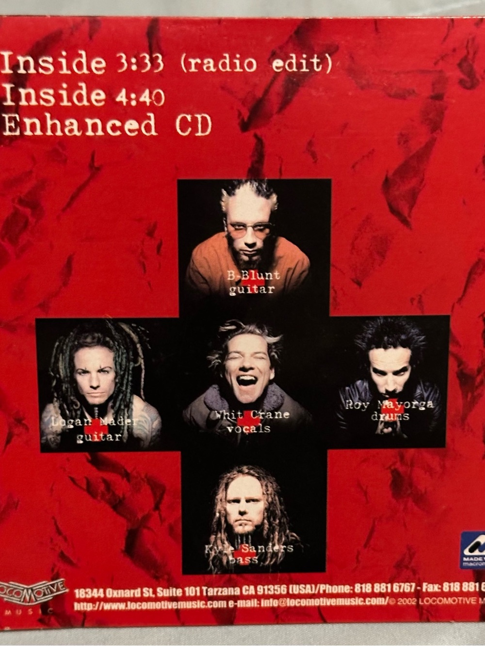 Medication CD sampler with Large Black Cross Graphic - Picture 4 of 4
